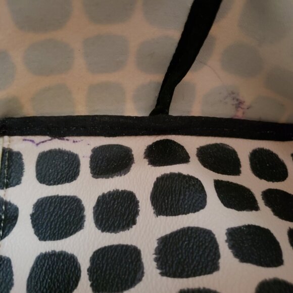 KATE SPADE NEW YOUR HAWTHORNE LANE RYAN BLACK/CREAM TOTE BAG - Picture 13 of 13